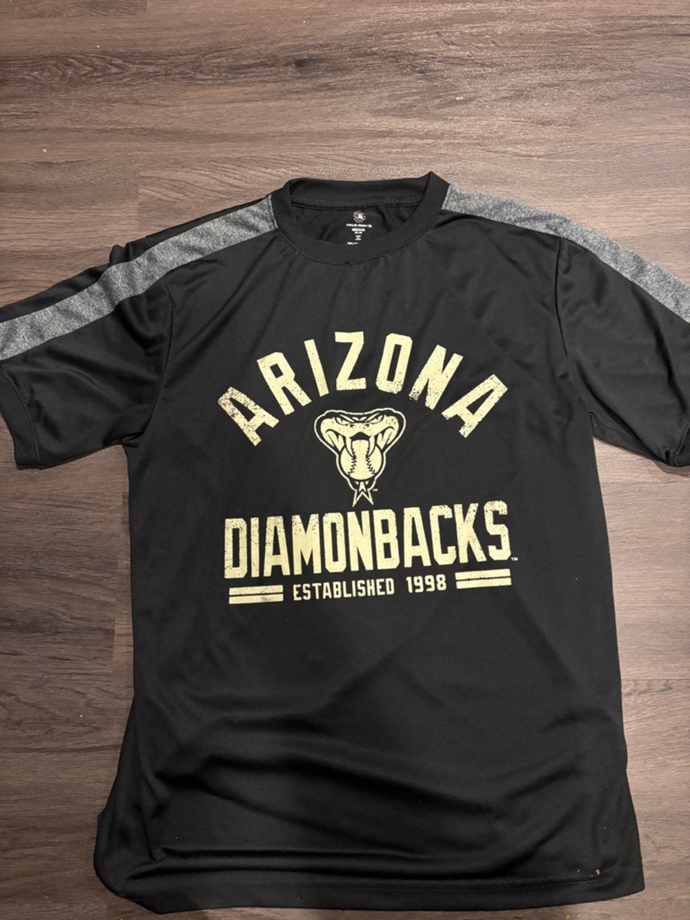 Arizona Diamondbacks Men's Black Graphic Jersey Shirt
